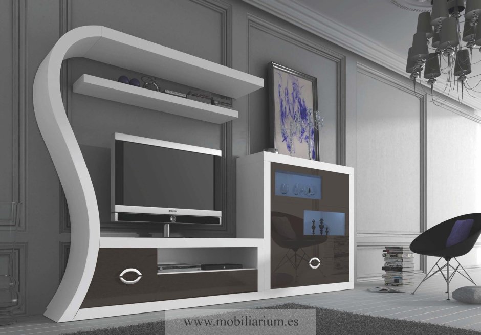 Тумба для телевизора из гипсокартона