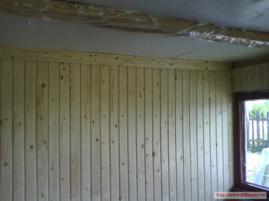 Плинтус для потолка из вагонки