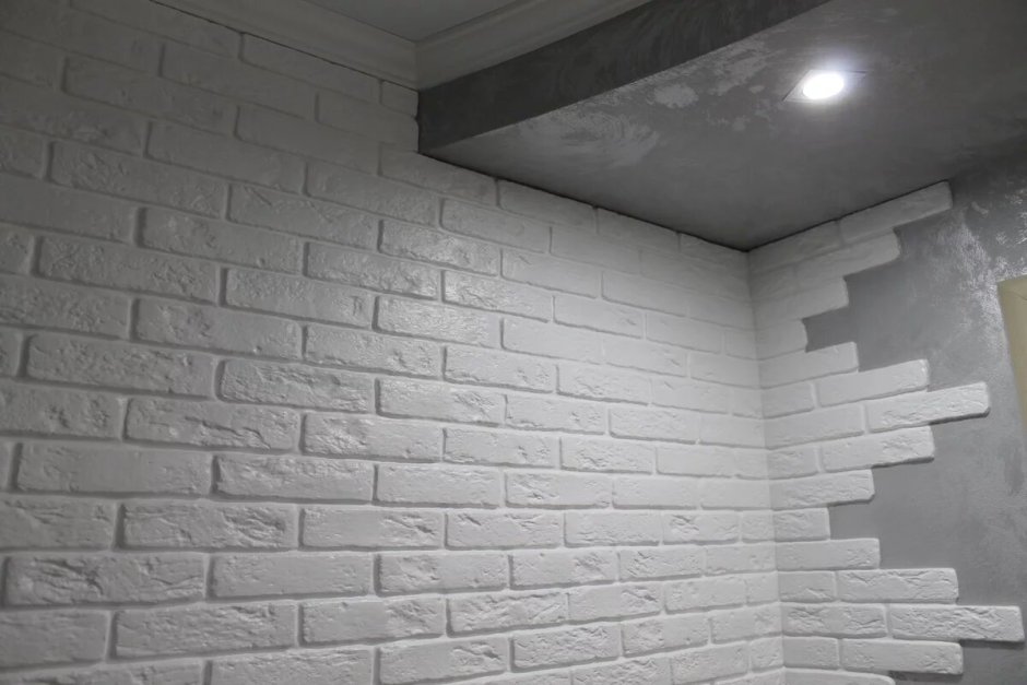 Декоративный кирпич в интерьере