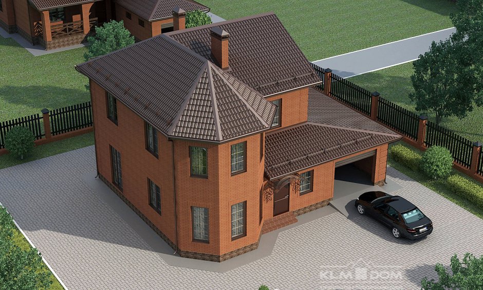 2 Этажный дом кирпичный с гаражом