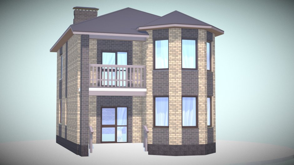 Дом с эркером