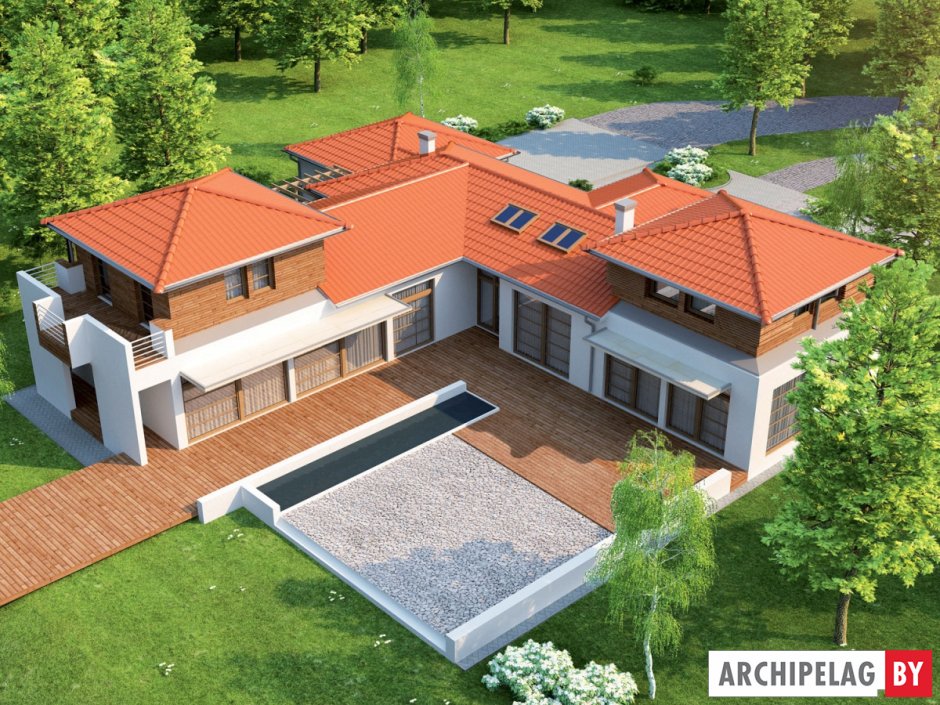 Дом буквой г