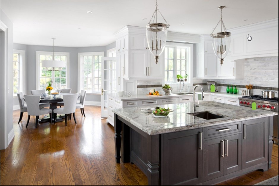 Большие кухни