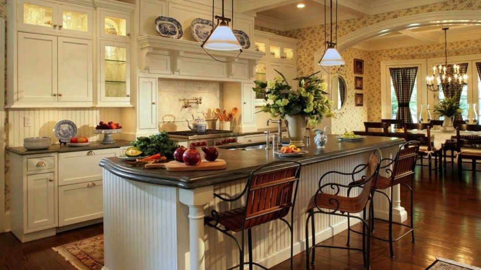 Кухня икеа Modern с островком