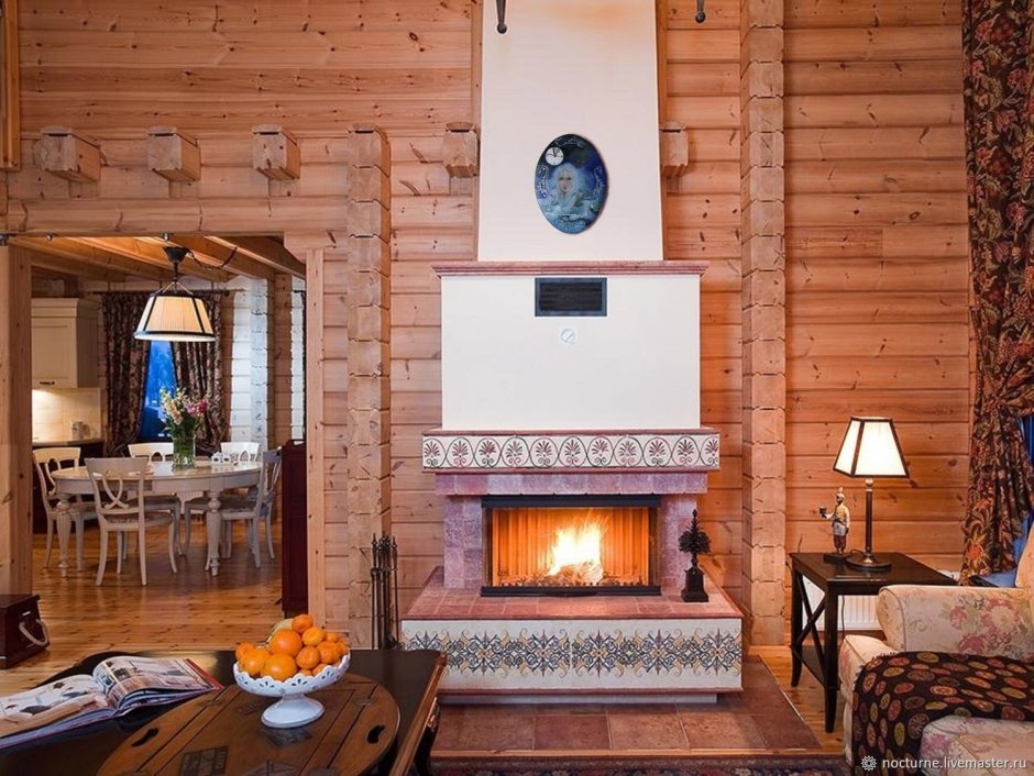 Камин для деревянного дома