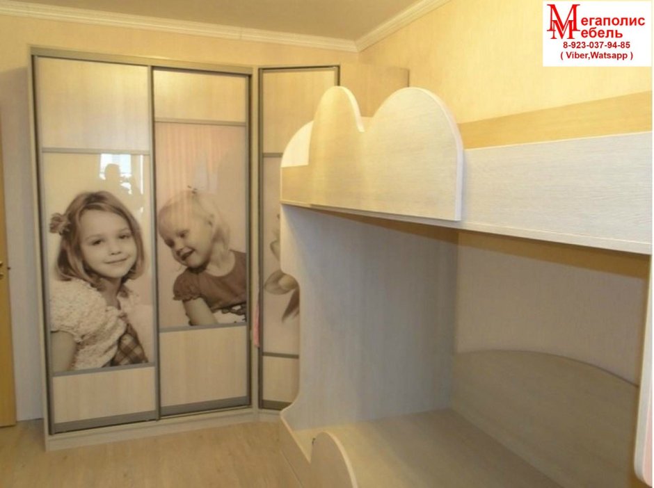 Встроенная мебель для детской комнаты