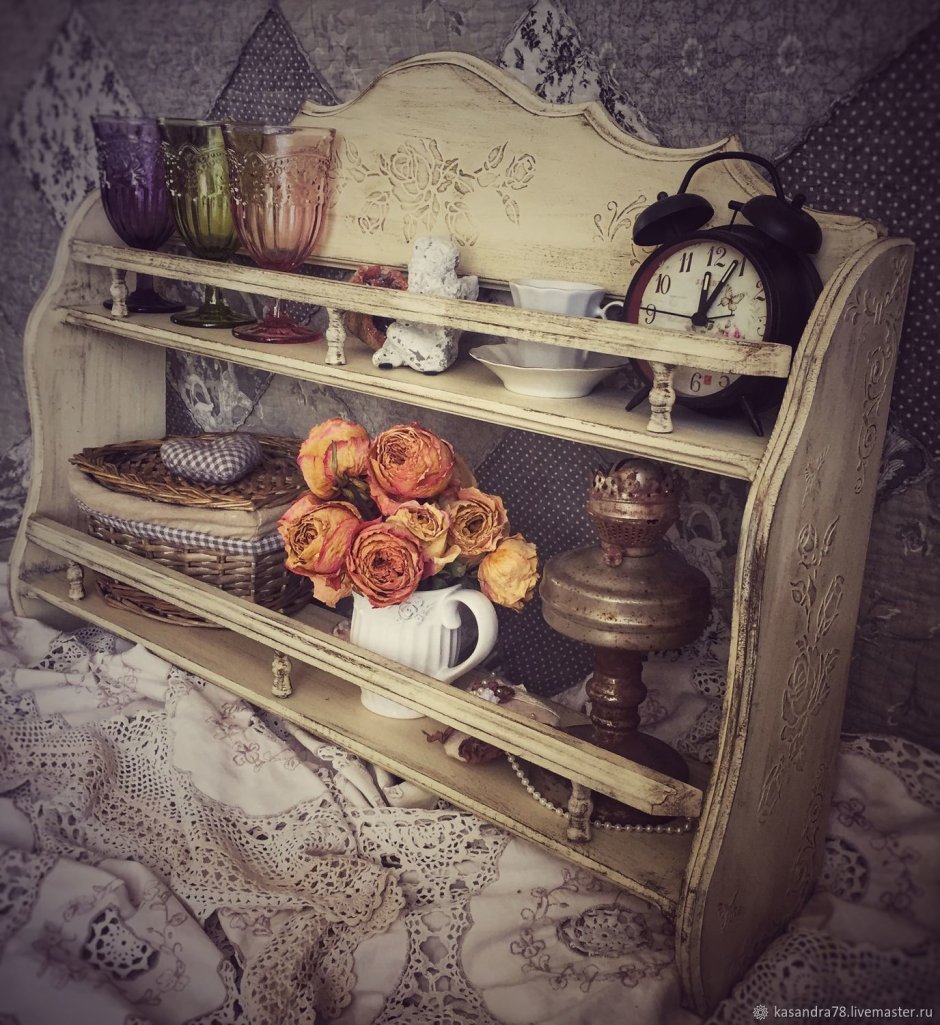 Кухонная полка в стиле Прованс