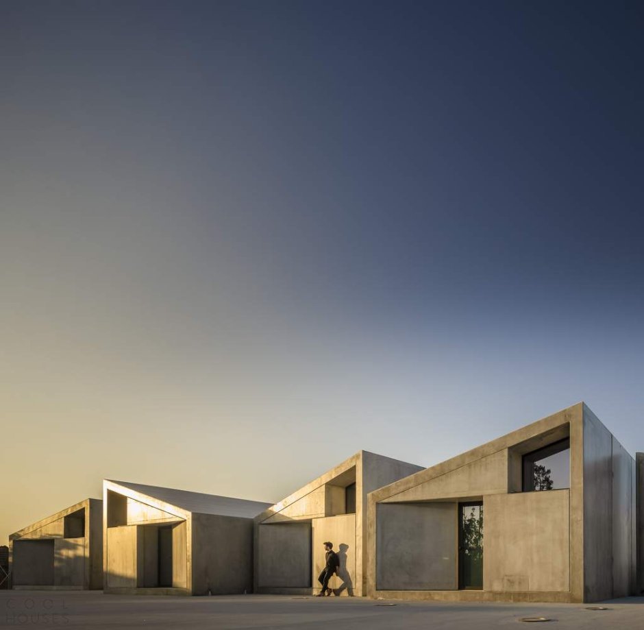 Бетонный модульный дом