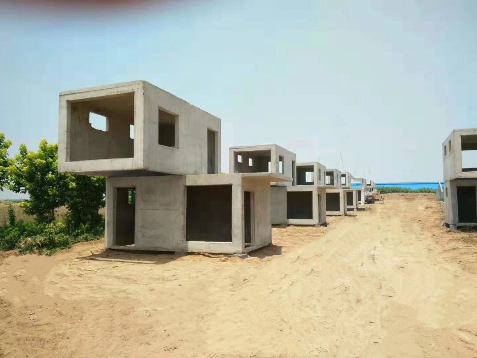 Бетонные модульные дома