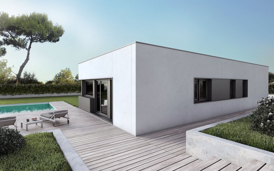 Дом Префаб бетонный