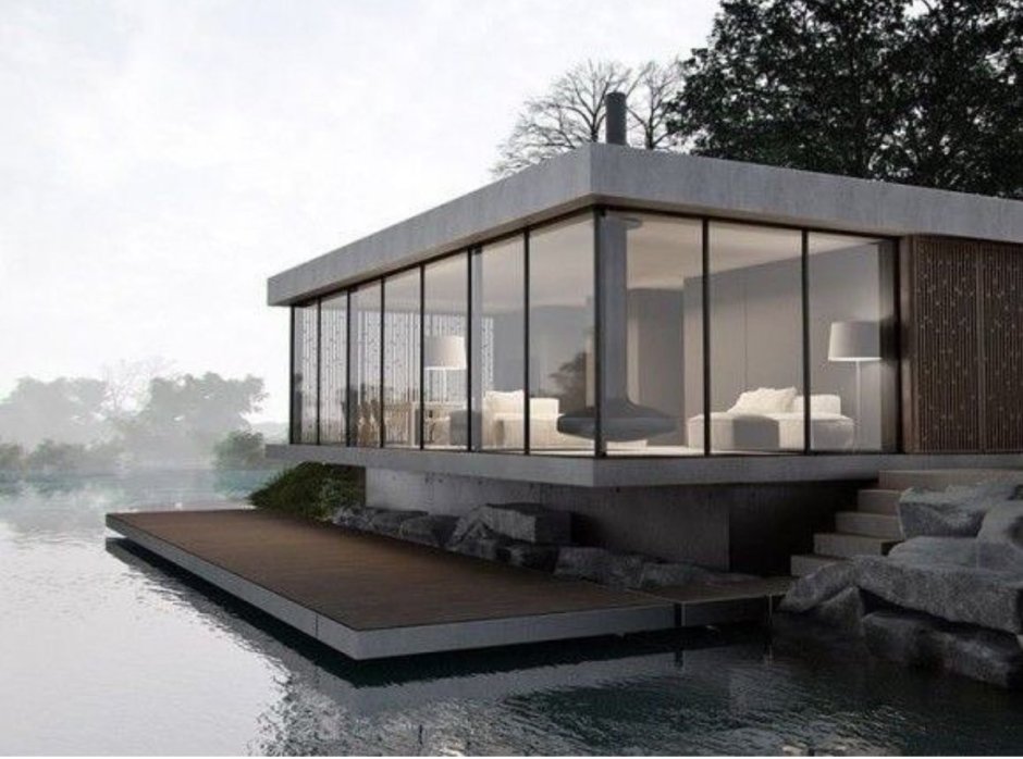 Дом из бетона