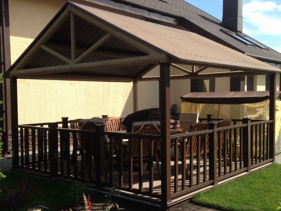 Перила на веранде