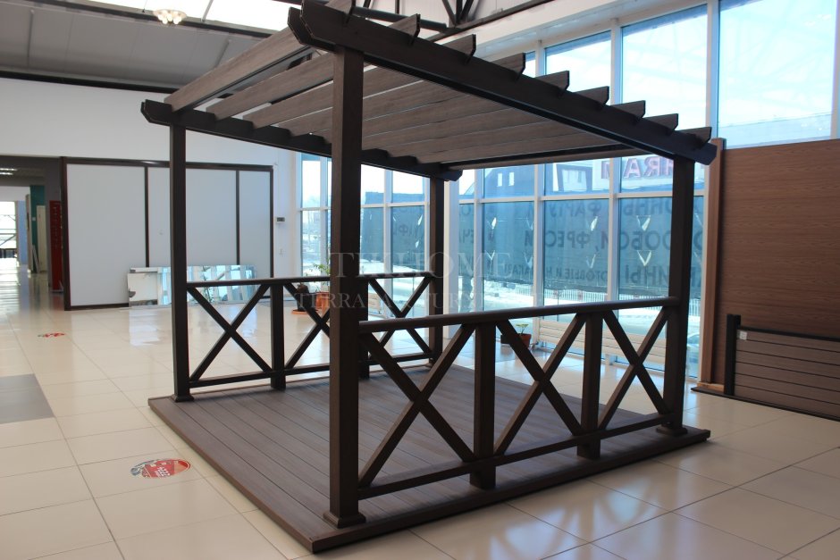 Пергола из ДПК