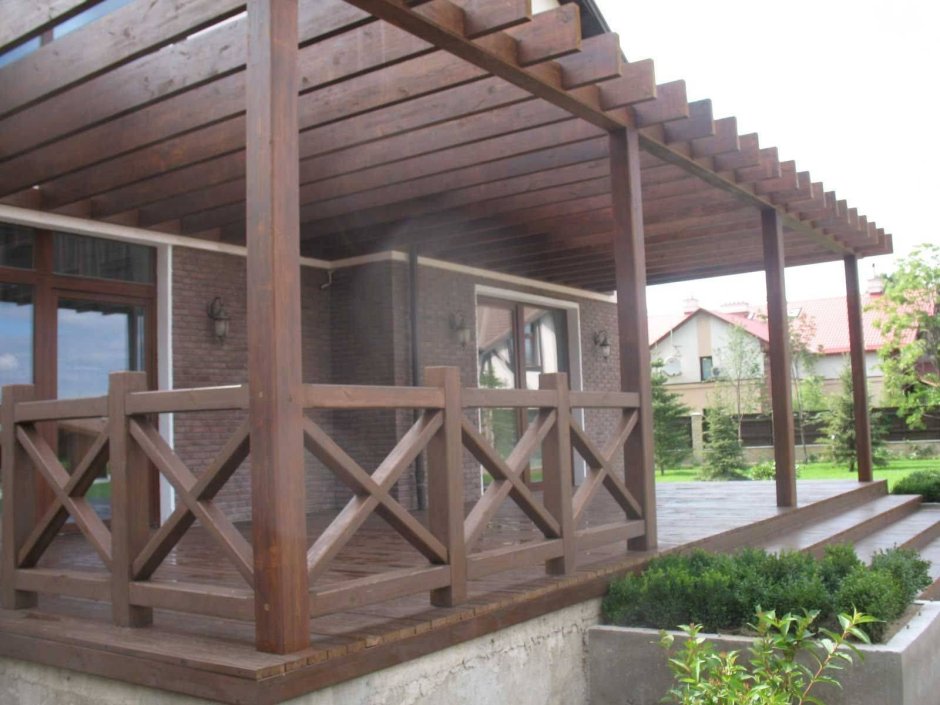 Терраса из дерева