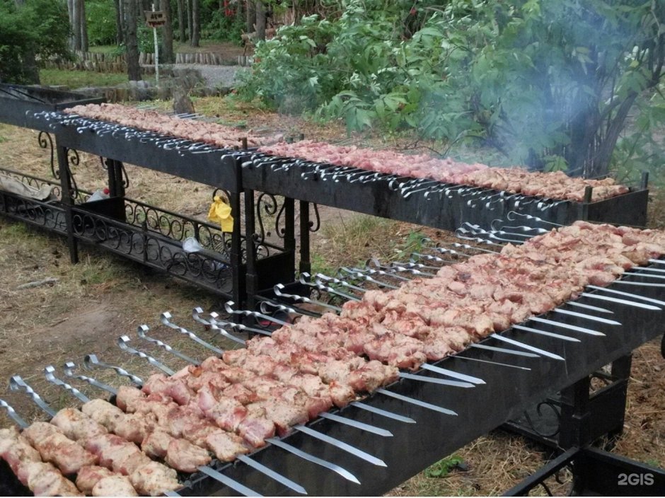 Шашлык на мангале