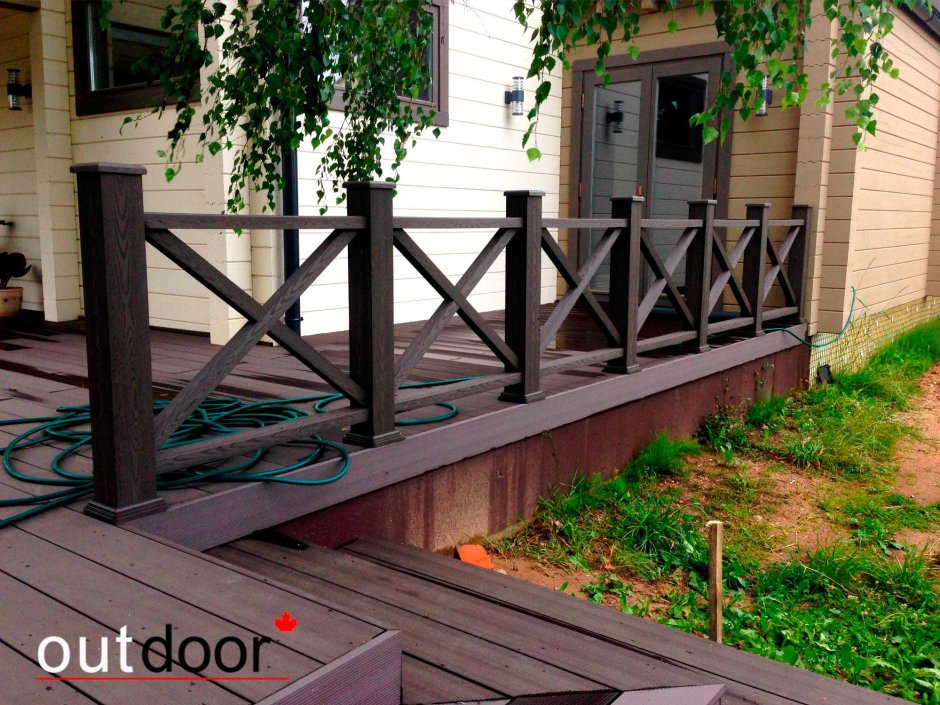 Забор из ДПК Combiwood