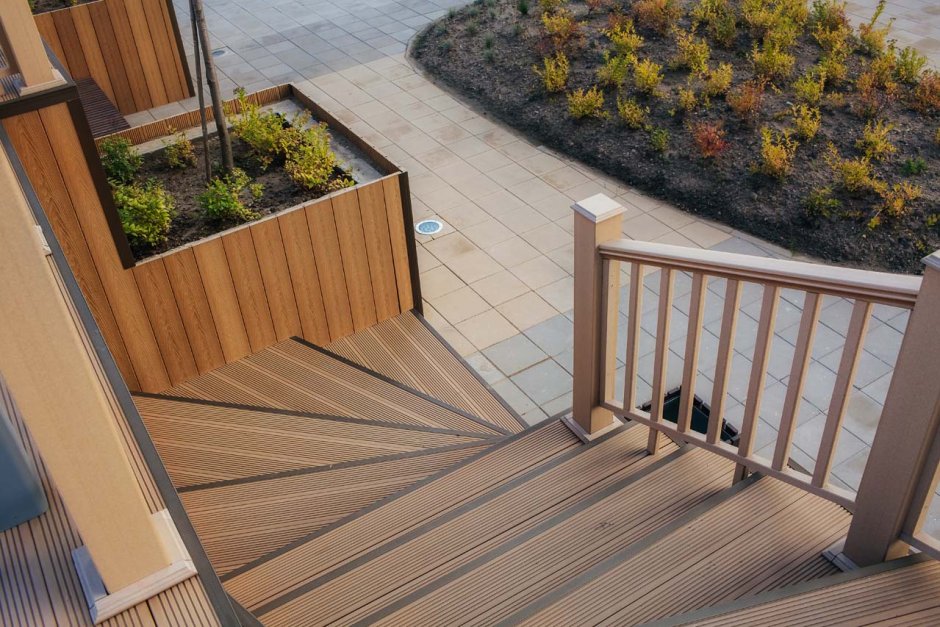 Пластиковые ограждения для террасы