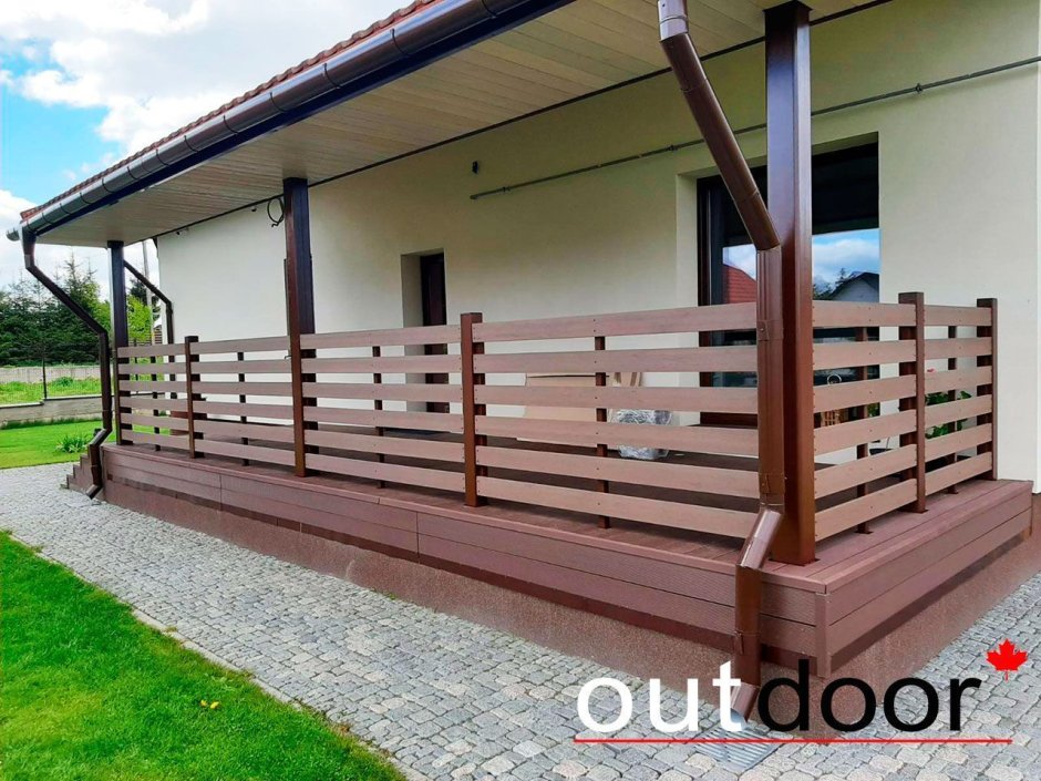 Ограждения из ДПК для террасы