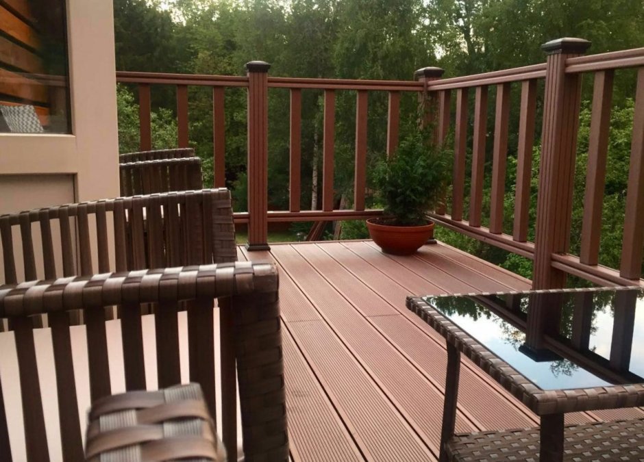 Ограждения веранд декинг