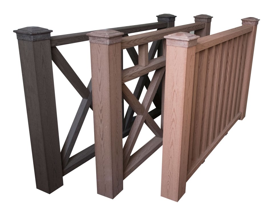 Ограждения для лестниц из ДПК