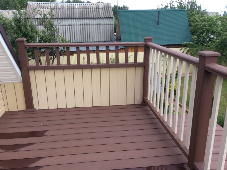 Ограждение из ДПК Террапол