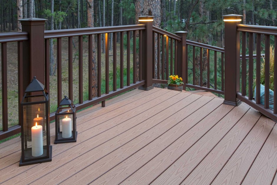 Перила деревопласт