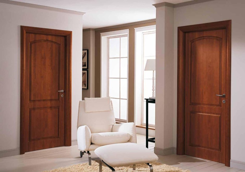 Двери Волховец 1091 красное дерево