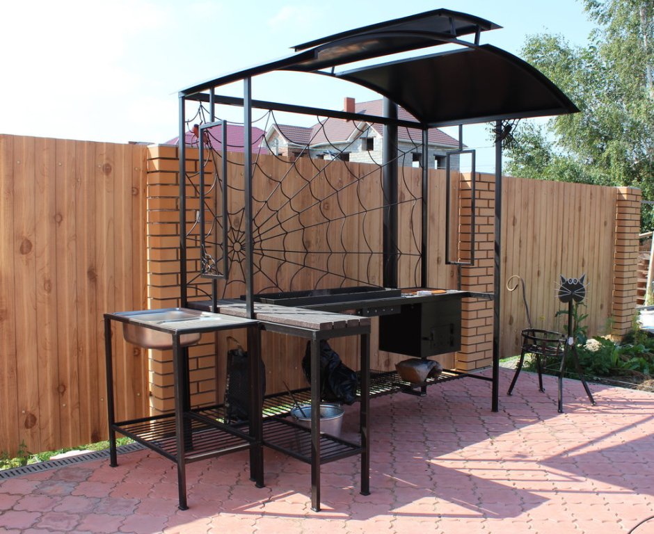 Навес для мангала Grillkoff шашлычник 150 х 215 х 232 см