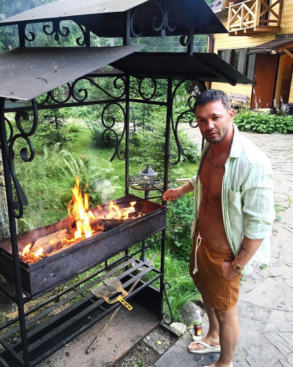 Площадка под мангал на даче