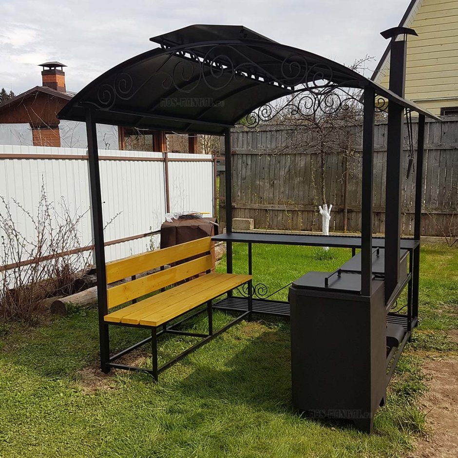 Навес для коптильни