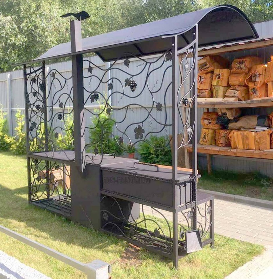 Газебо беседка с грилем