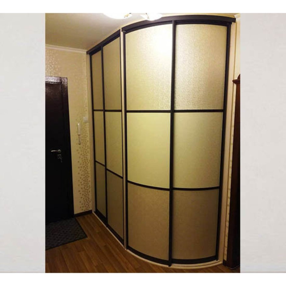 Радиусный шкаф купе 75x60