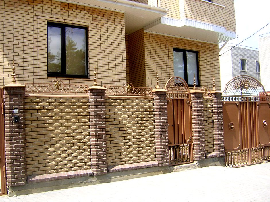 Литос кирпич заборный