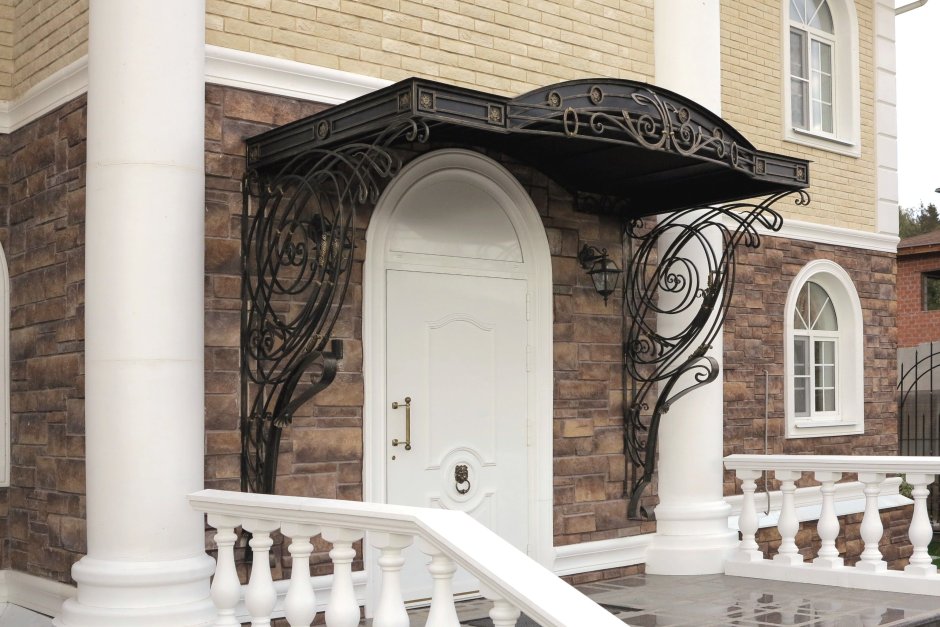 Кованые козырьки