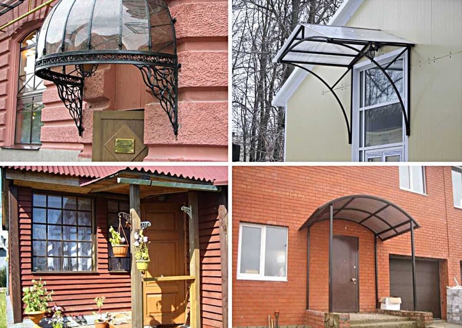 Навес над ступеньками