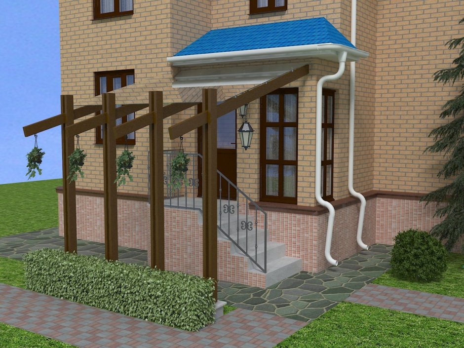 Крыльцо для частного дома