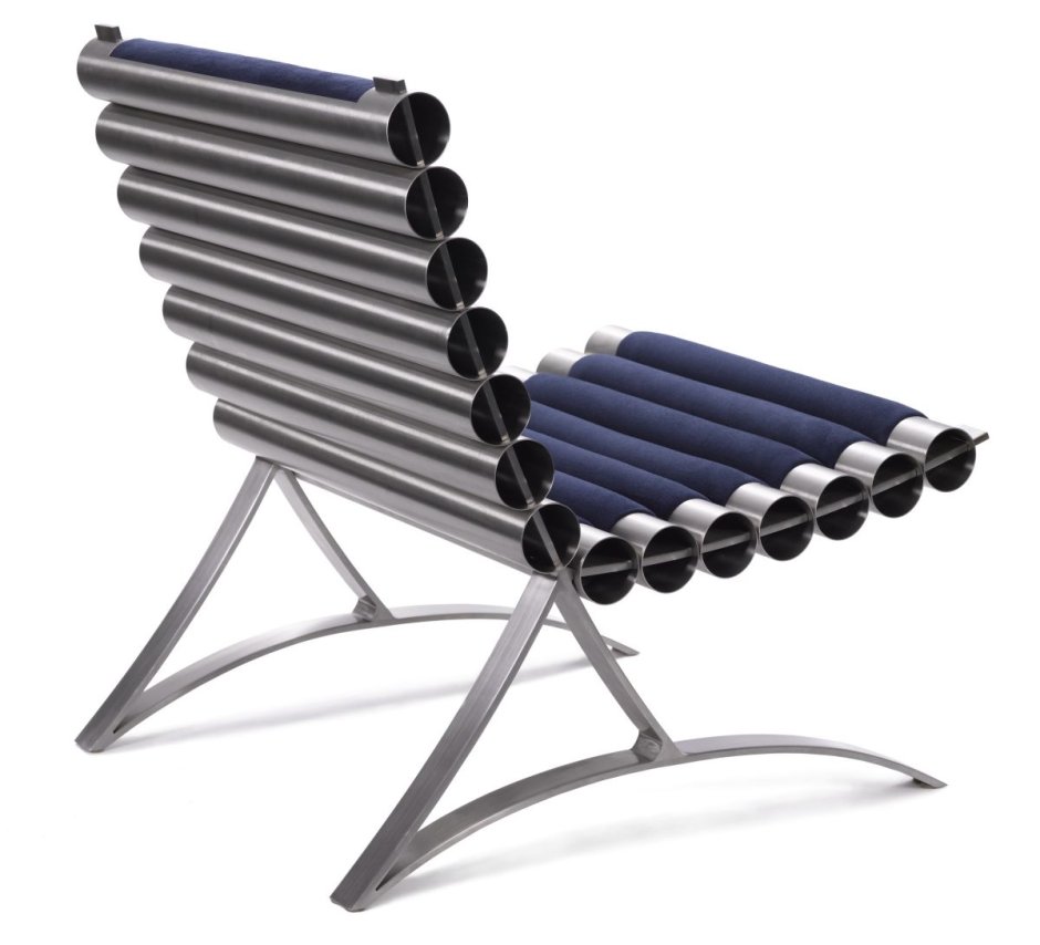 Кресло из нержавейки