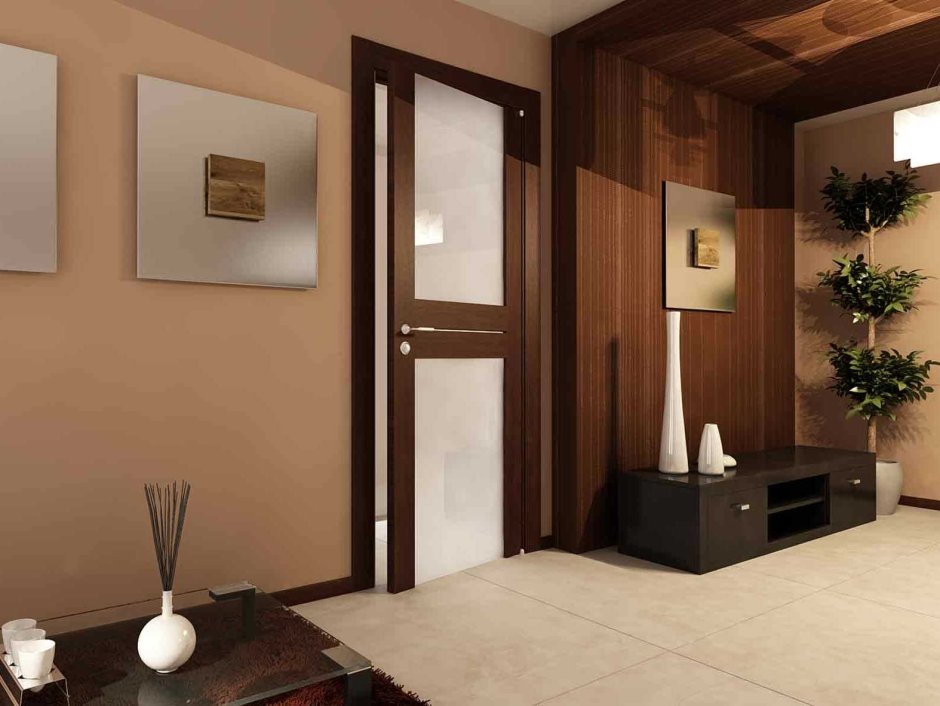Двери венге в интерьере