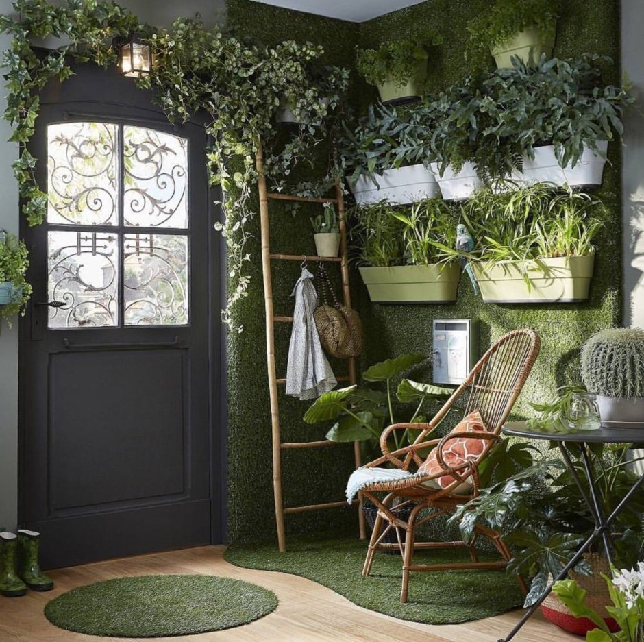 Зелень в интерьере
