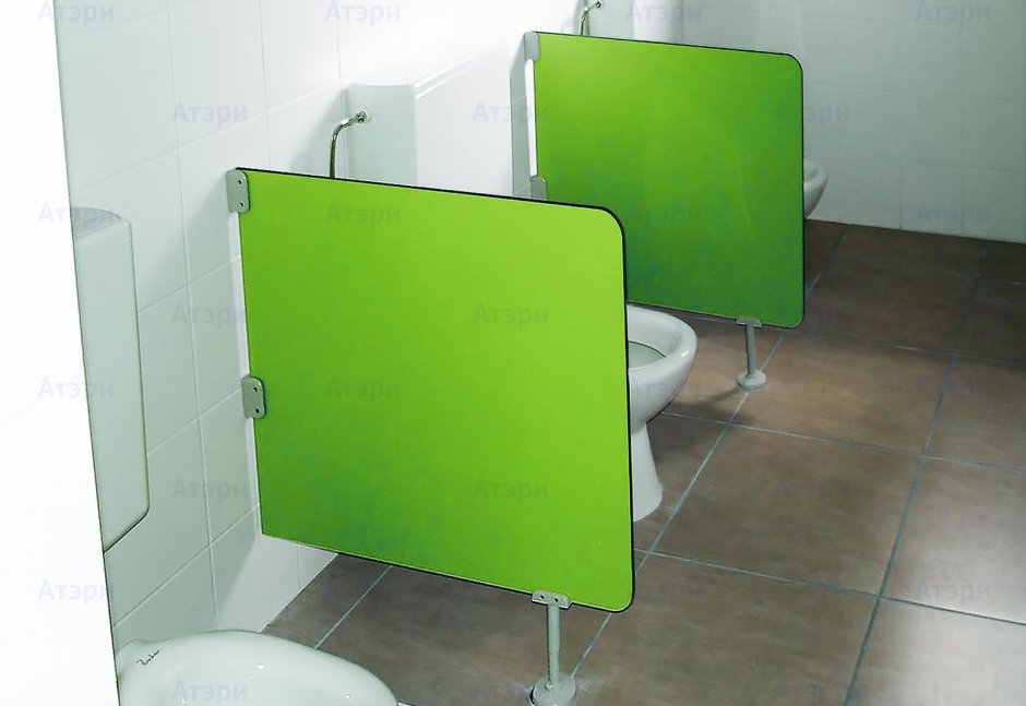 Перегородки в туалет для детского сада