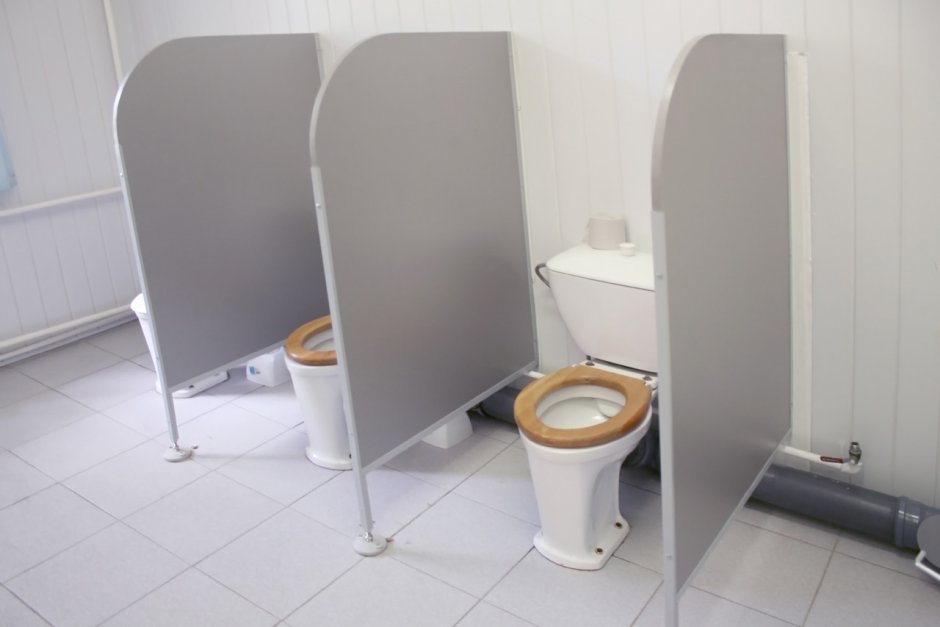 Перегородка для санузла в детский сад