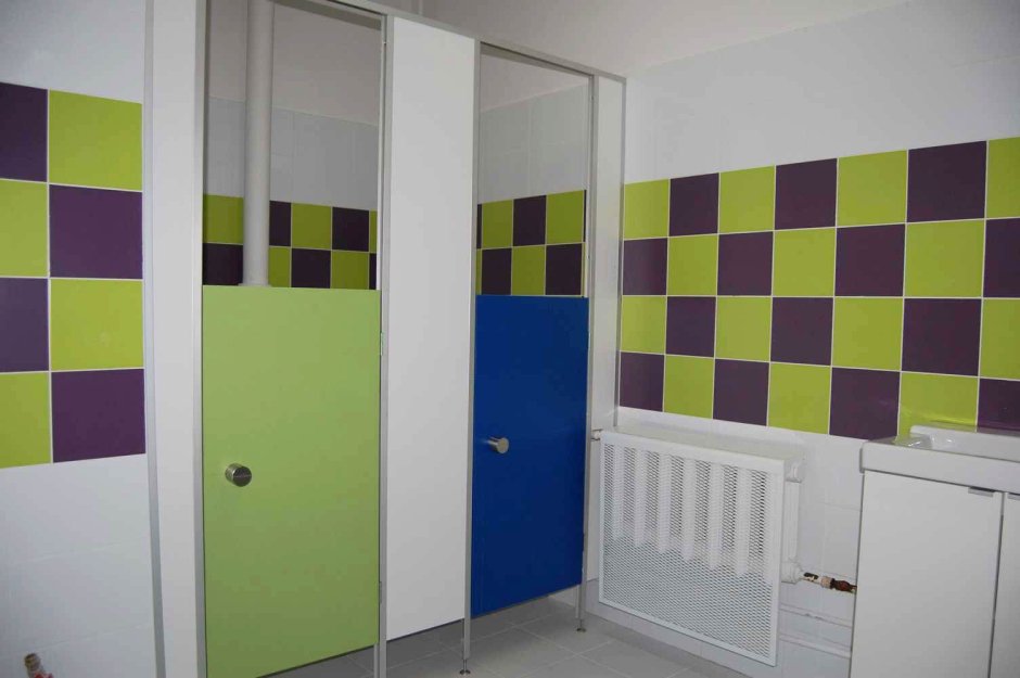 Сантехперегородки для санузлов детских садов