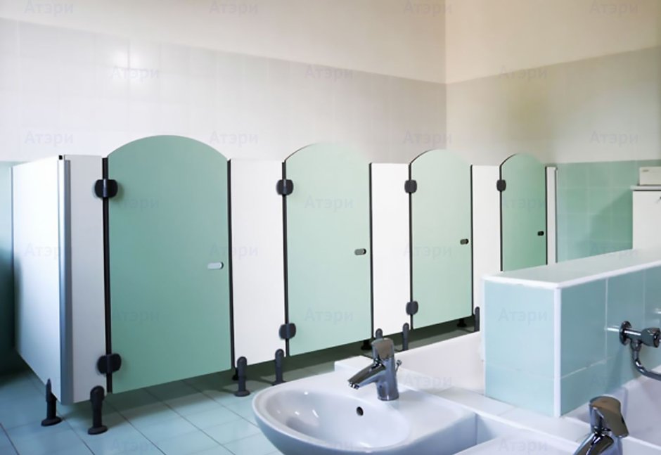 Сантехнические перегородки для детского сада