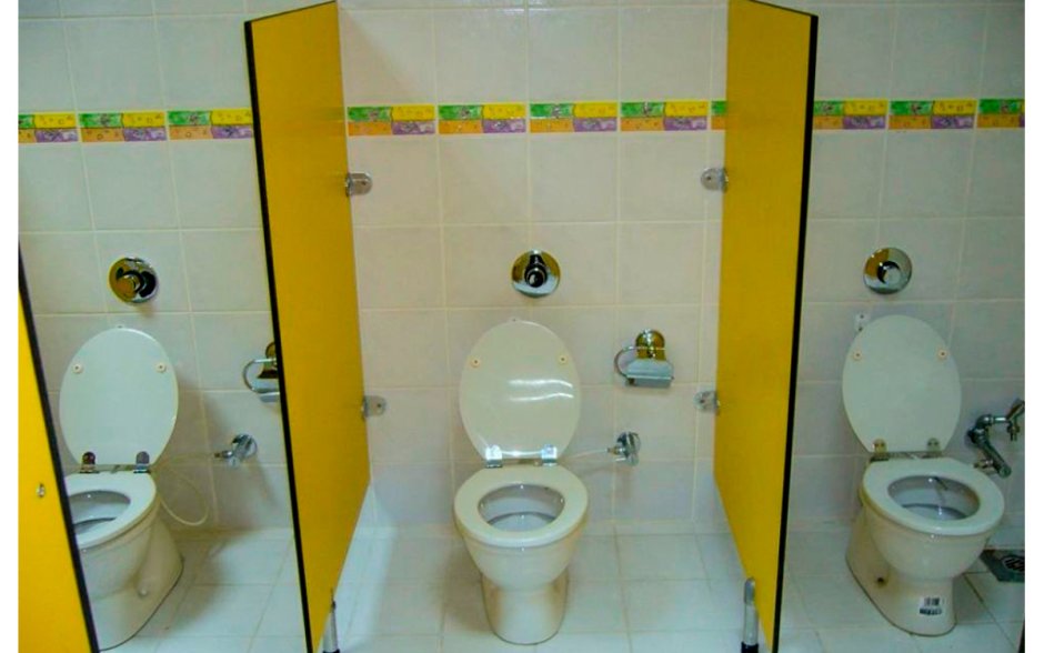 Писсуарные перегородки детский садик