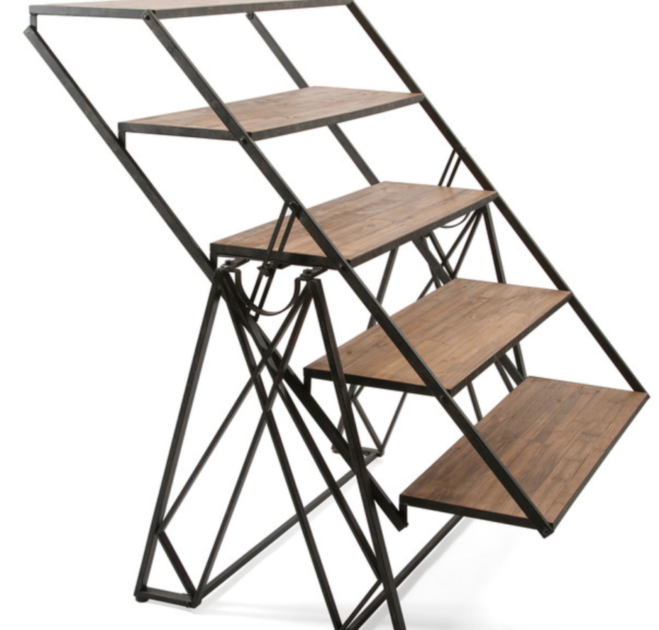 Складной стол стеллаж