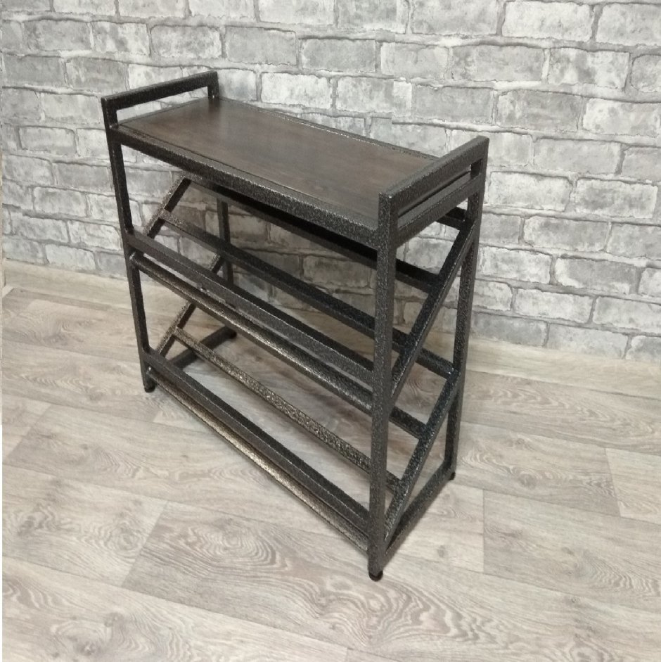 Обувница из профильной трубы