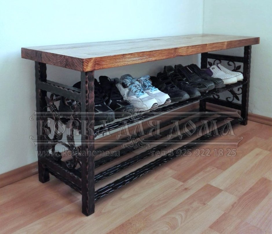 Подставка под обувь из металла