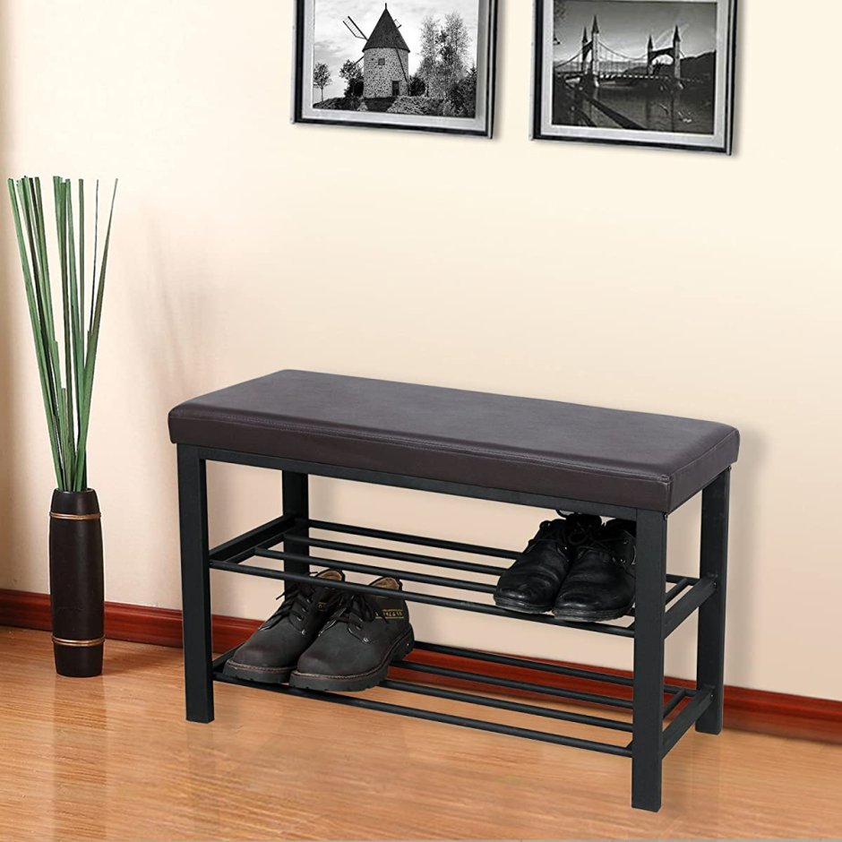 Кованная обувница для прихожей