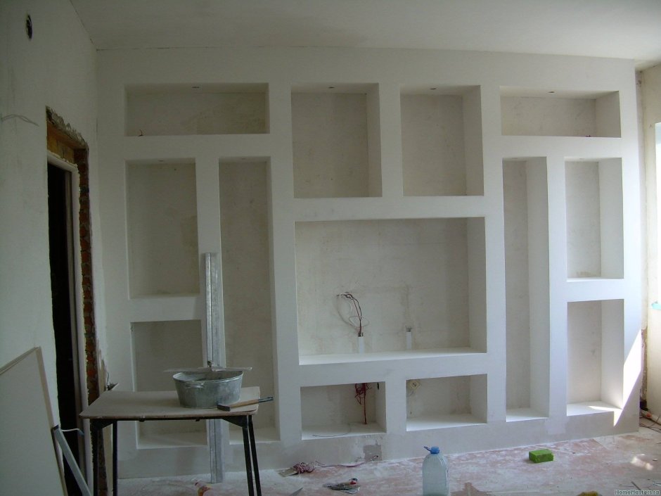 Стенка из ГКЛ