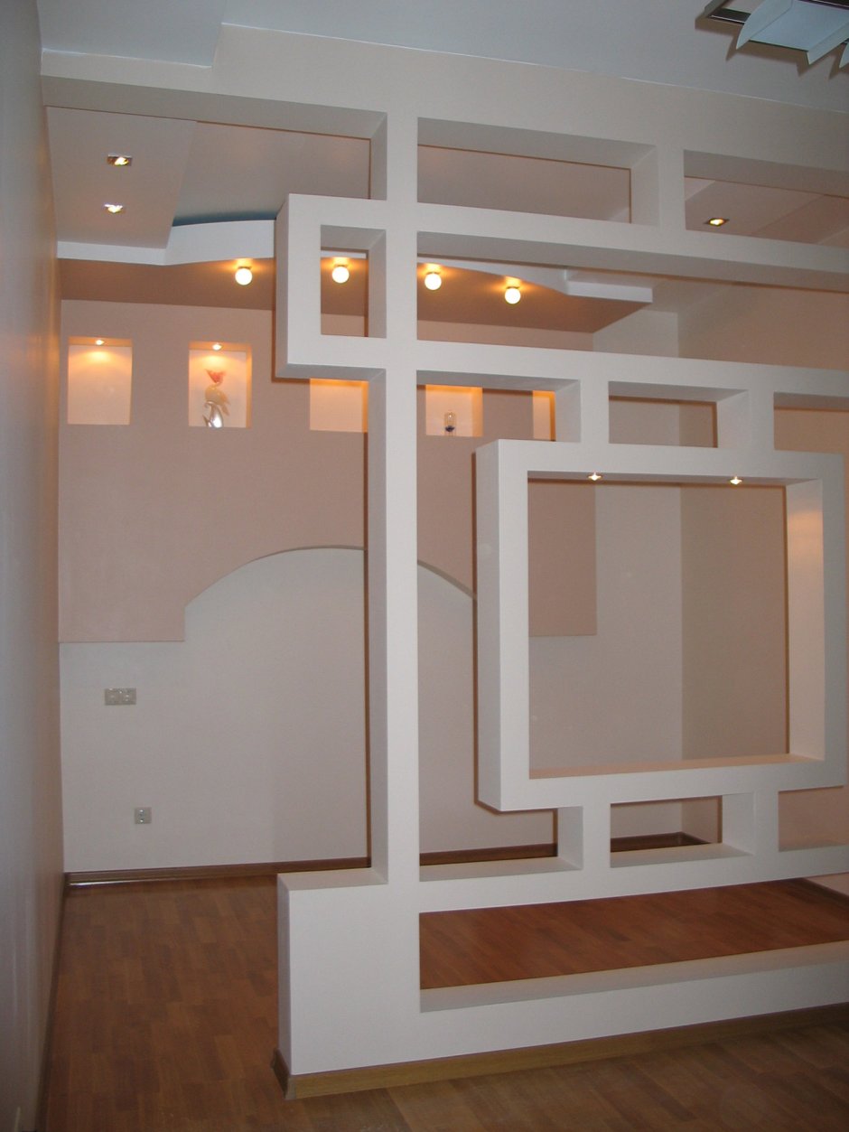 Сквозные перегородки из гипсокартона